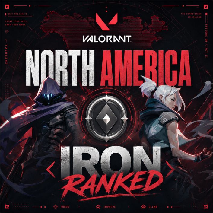 #123 【 NA 】Level 20+ 🔰 Iron Rank 🚀 V26 ACT3 (Latest Act) 🚀 1 Agent of Your Choice ✨ ⚡