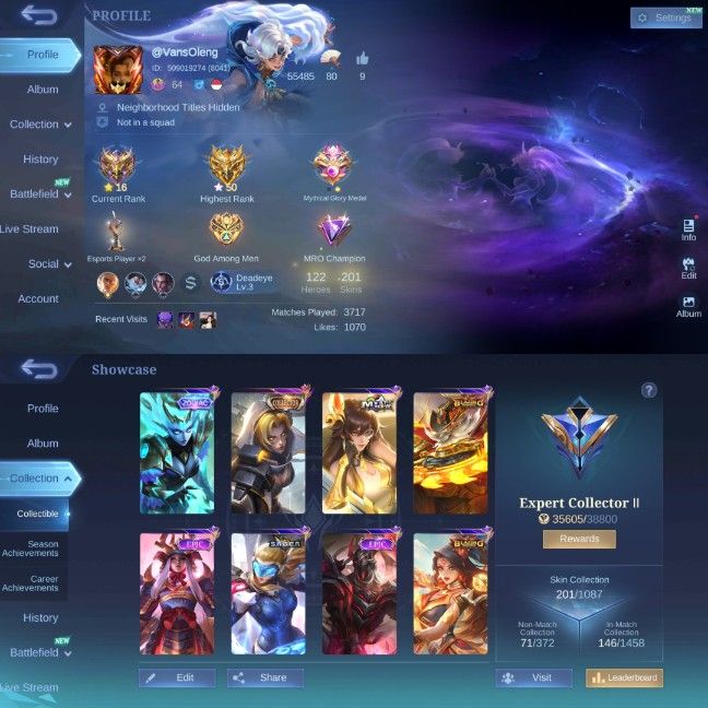 #124 ML222 🧬 122 HERO 🧬 201 SKINS 🔥 ZODIAC SELENA ♐ EPIC FREYA X MOSKOV ⚔️ MYTIC MEOW LESLEY 🐾 BLAZING ESMERALDA X FRANCO 🌋